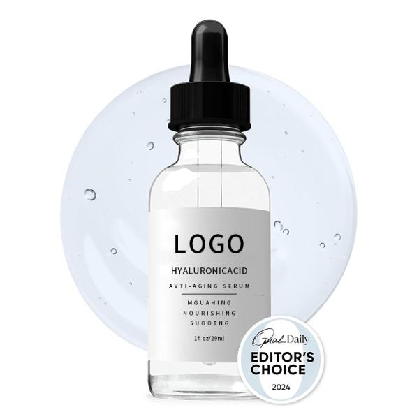 OEM / ODM Pure Vitamin C Serum Vitamin E Hyaluronic Acid Brightening Hydrating Facial Serum Fine Lines Uneven Skin Tone Dull Skin