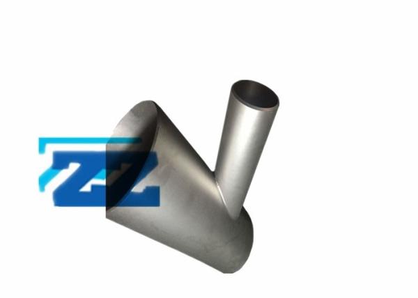 6 X 4  Sch20 Stainless Steel Pipe Fittings Lateral Tee ASTM A406 WP304 / 304L