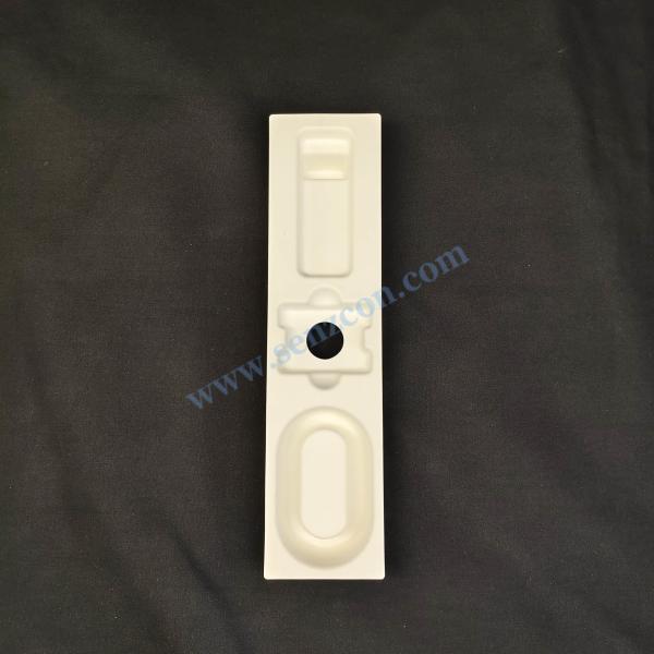 High-end smart watch white plant fiber pulp mold packaging liner base, embedded with anti-drop, shock-proof and anti-static functions.