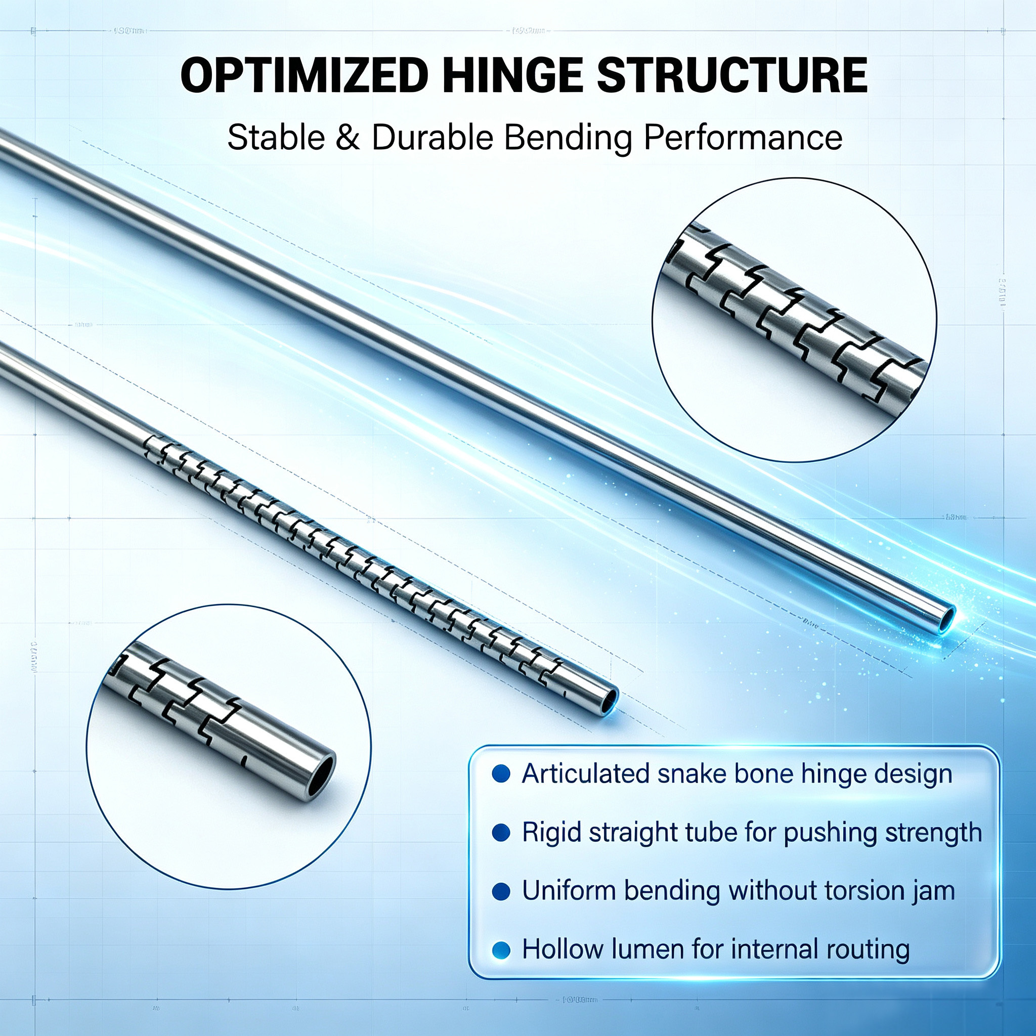 Customized Medical Flexible Coil Tube With High Grade Stainless Steel 