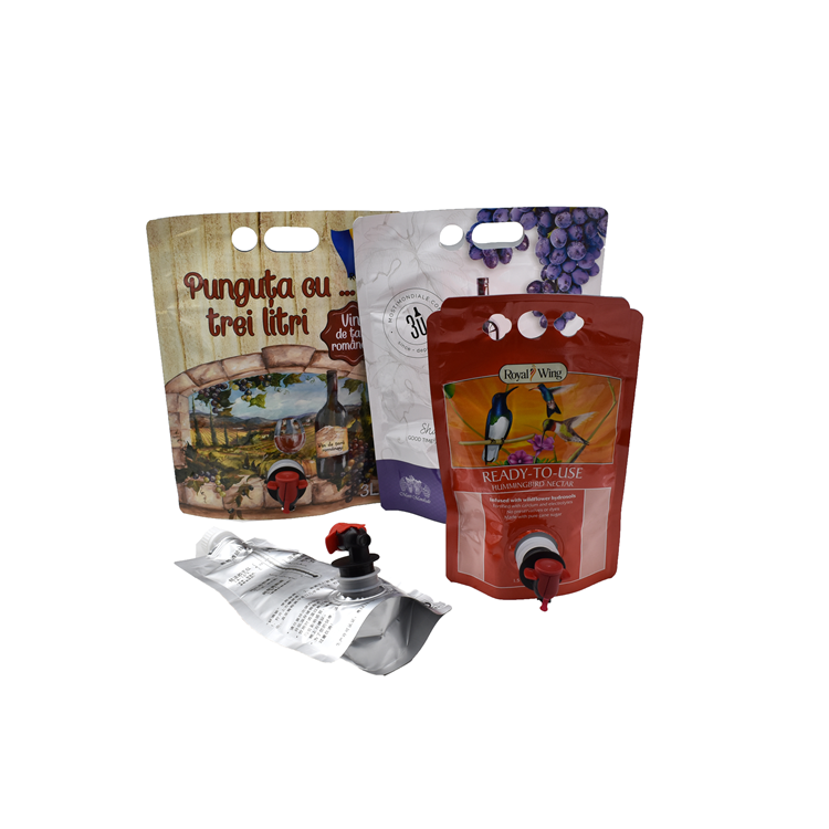 сумка Bib Spout алюминиевой фольги 5L в коробке для распределителя вина 2 бутылок