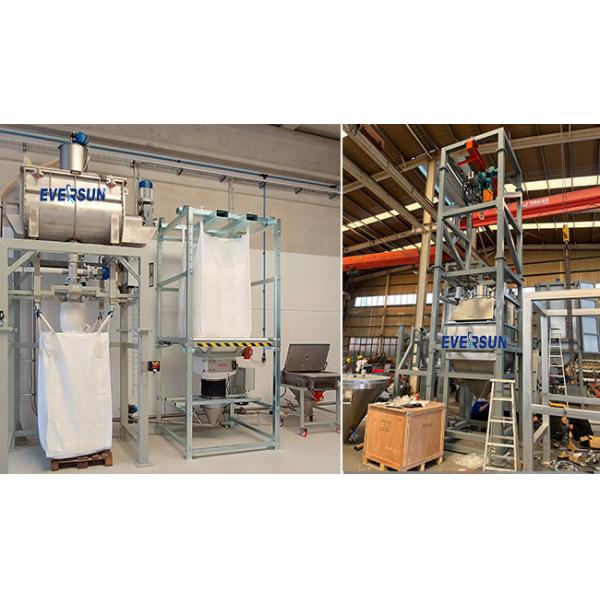 Open Type Ton Bag Feeding Station Big Bag Discharger For Dried Polymer Powder