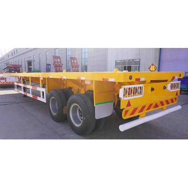 Прицеп для контейнеров с двумя осями для грузовых автомобилей 20FT ISO Tank Container Flatbed Semitrailer