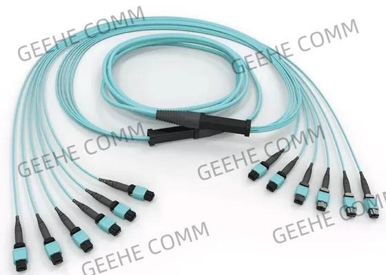 Câble de fibre de la canalisation verticale OFNR 2.0mm 1m MPO de mode unitaire