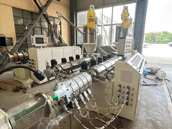 Plastic PPR Single Screw Extruder Drip Irrigation Hose Making Machine