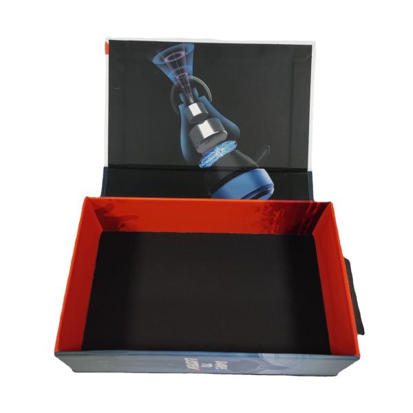 Custom Digital Magnet Electronic Packaging Box Folding Speaker Headphone Color Box