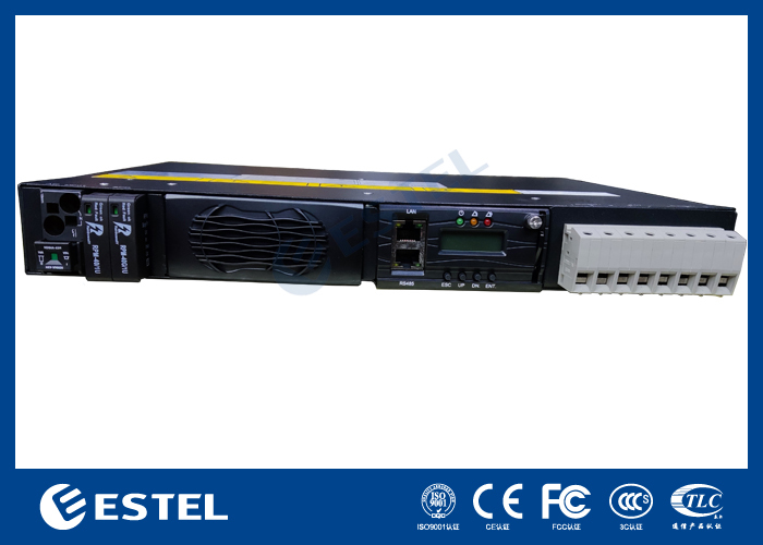 1U Ultra Compact 48V DC Embedded Telecom Power Subrack System High Density Rack Mount Power Unit for Small Telecom Base Stations Cabinets
