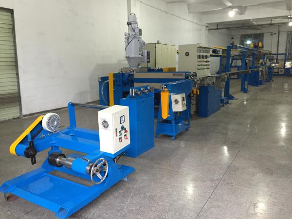 Insulation Wire And Cable Extrusion Machine , Pvc Cable Extruder Machine