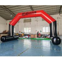 Arco de linha de chegada inflável inflável comercial Arcos de balão inflável Arcos de arco de PVC para triatlo