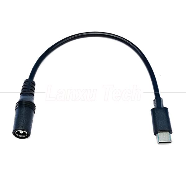 Micro USB Male to DC 3.5x1.35mm Female Jack Power Extension Cable for Fans LED Strips