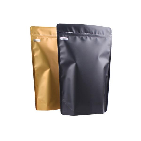 Friendly China Supplier Custom Color Printing Zipper Top One Way Valve Pink Foil Coffee Bags