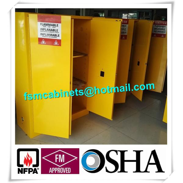 Flammable Industrial Safety Cabinet , Chemical Storage Containers For Laboratory