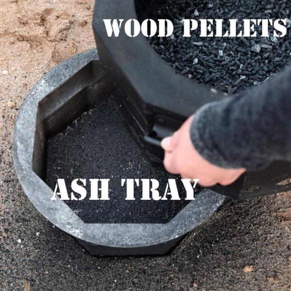 Steel Camping 6.36kg Smoke Free Outdoor Fire Pit For BBQ Camping All Season