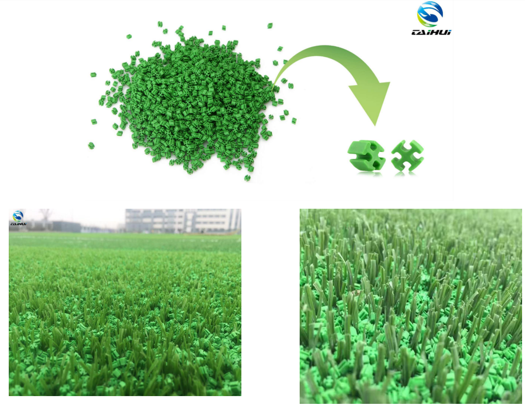 Eco-friendly TPE Infill Granule for FIFA Standard Sport Fields with Low Maintenance Organic Turf Infill