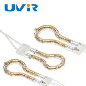 UVIR 450W Gold Coated Tungsten Filament Ring Infrared Lamp