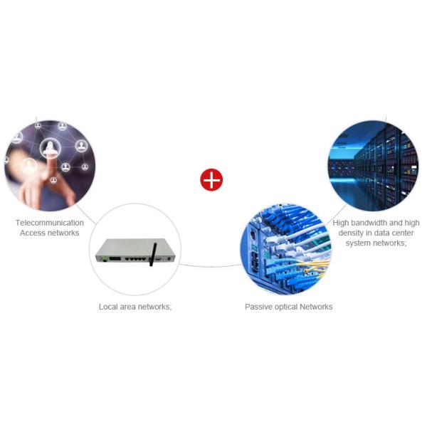 OM3 MPO Harness Cable For 40G 100G Network Applications
