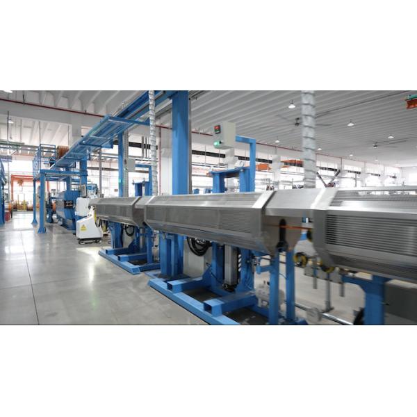 Silicone Wire Extrusion Line 80m/min for 35-400mm2 Conductor with Silicone Rubber Insulation
