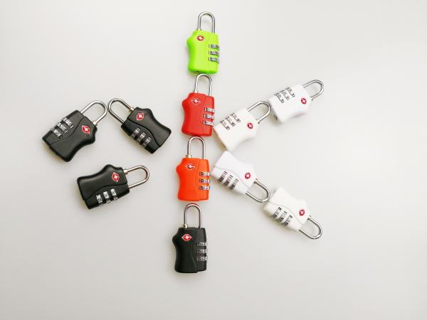 Fashion TSA Combination Padlock Authorised PC 3 Digit Combination Lock