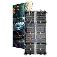 Location d'un écran de film LED transparent et flexible de 5600 cd/m2