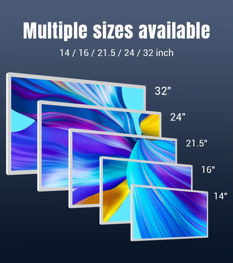 Ultra-narrow Bezel Smart Tablet PC 32 Inches ELED Ultra-narrow Frame POE Digital Signage Android 13 4+64GB with WiFi6 Ethernet
