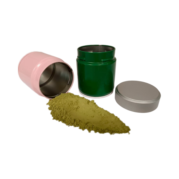 Cylinder Tinplate Can Food Storage Container Empty Tin Candle Jar Screw Cap For Matcha Coffee Candy