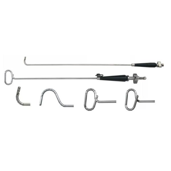 Reusable Medical Laparoscopic Articulating Forceps Golden Finger Retractor for Surgery