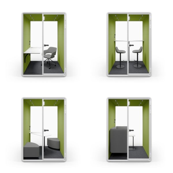 American standard Colorful office soundproof working pods Single big pods comfortable seat Easy to assemble M cabin Environmental friendly room
