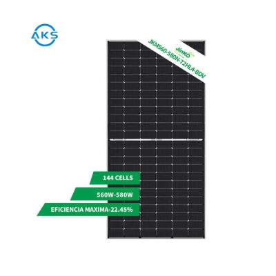 540W Double Sided Solar Panels Jinko Full Black Solar Panel 545W 550W 555W 560W Mono Warehouse