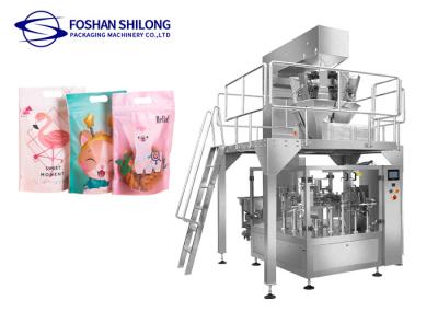 Machine de remplissage de sac de Premade de peseur de Multihead avec l'emballage de scellage