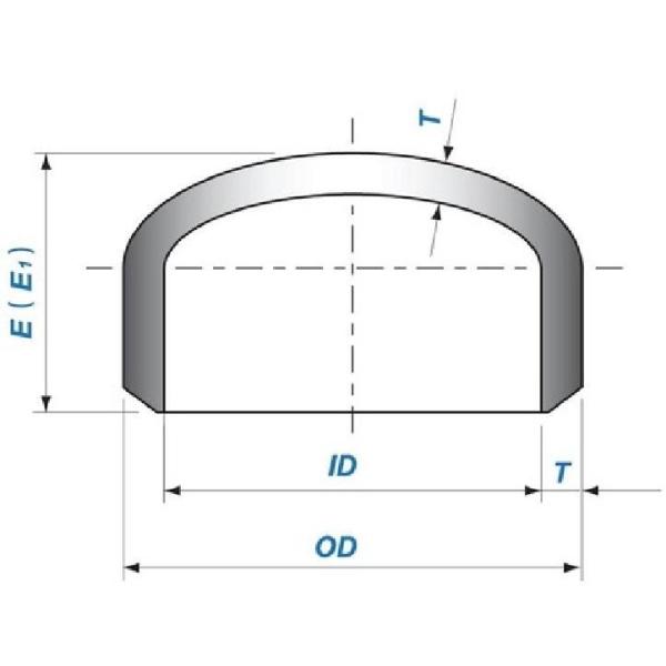 A182 F304 304L 316 316L 904L Stainless steel Cap DIN2615/2616/2617