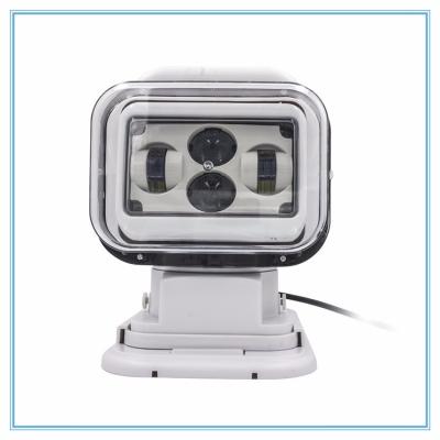 7 Inch Marine LED Search Light  60 Watt Waterproof Magnetic Remote Control White color