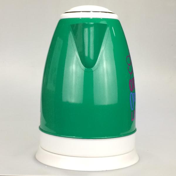 Green Color Printing Stainless Steel Electric tea Kettle