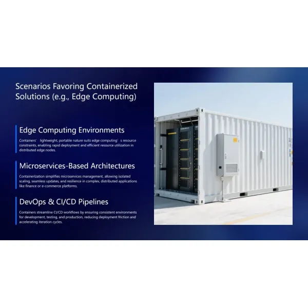 Use Cases and Industry Applications of Containerized Data Centers