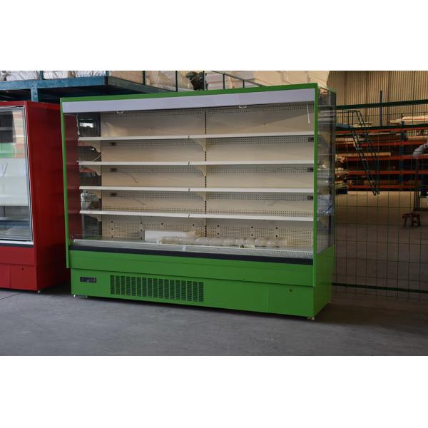 Air Cooling Commercial Display Fridge Open Display Refrigerator Automatic Defrost