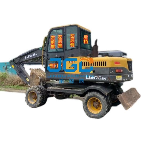 670BM 680 690 Стекло переднего лобового стекла экскаватора стеклянное сползая ок