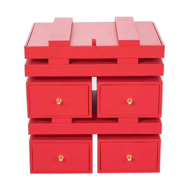 Handmade Luxury Jewelry Box Lockable For Women Custom Logo 10g Weight