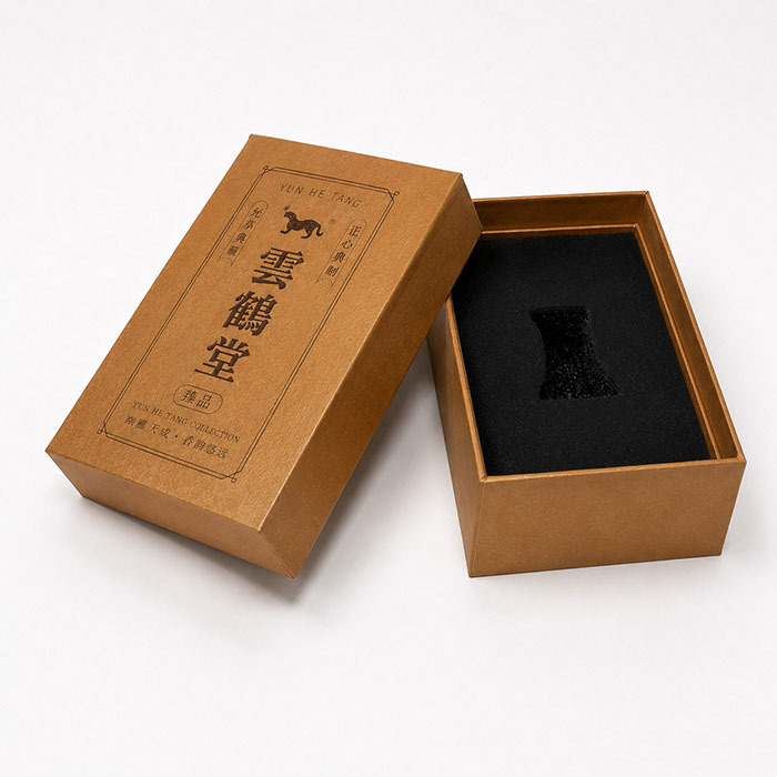 Metallic Paper Foil Stamping Lid and Base Boxes Premium Rigid Gift Box