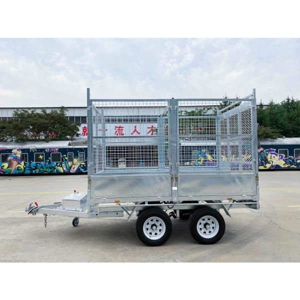 10x7 Dual Axle Box Trailer Hot Dip Galvanised Tilt Box Trailer 3500kg ATM