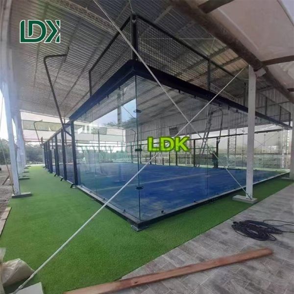 Good Quality Factory Price Construction 360° Panoramic Padel Courts Best padel court for clubs