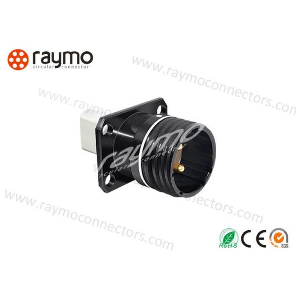 Heavy-Duty Waterproof Power Connector Panel Mount Socket Miniature Size