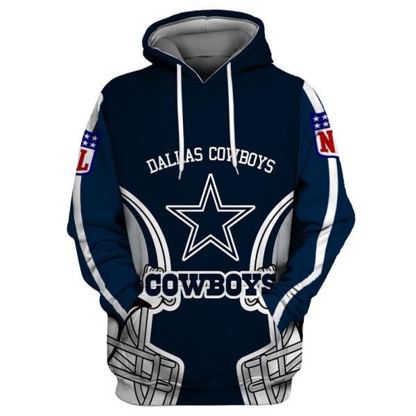 Men'S Cowboy Football Sports Team Hoodies Long Sleeve Pullover Nfl Sweatshirt