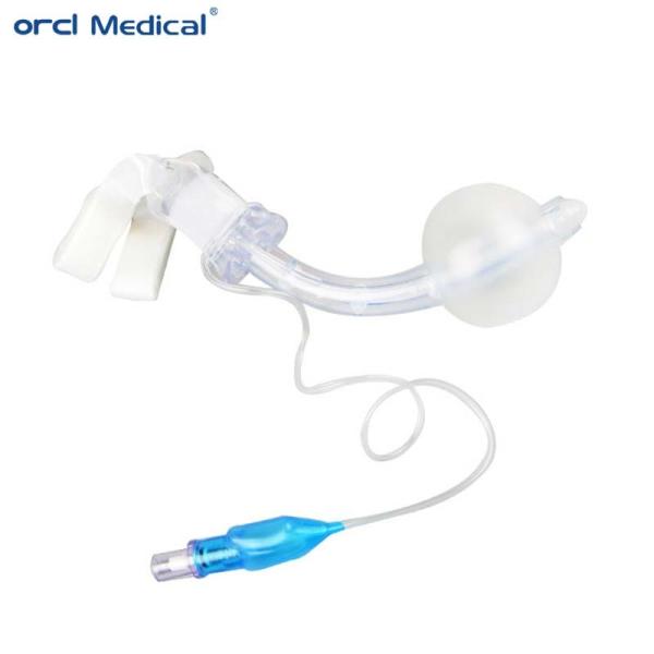 Medical Supply For Single Use Only Disposable PVC 2.0-11.0mm Tracheotomy Tube With Cuffed