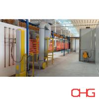 Metal Substrate Powder Coating Line With Power Free Conveyor System
