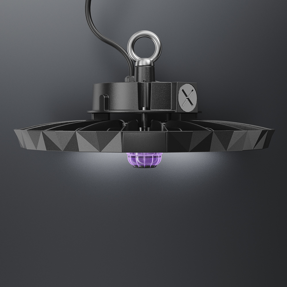 IP65 Waterproof Industrial High Bay Light 100W RA70 5000K Daylight 140lm/w