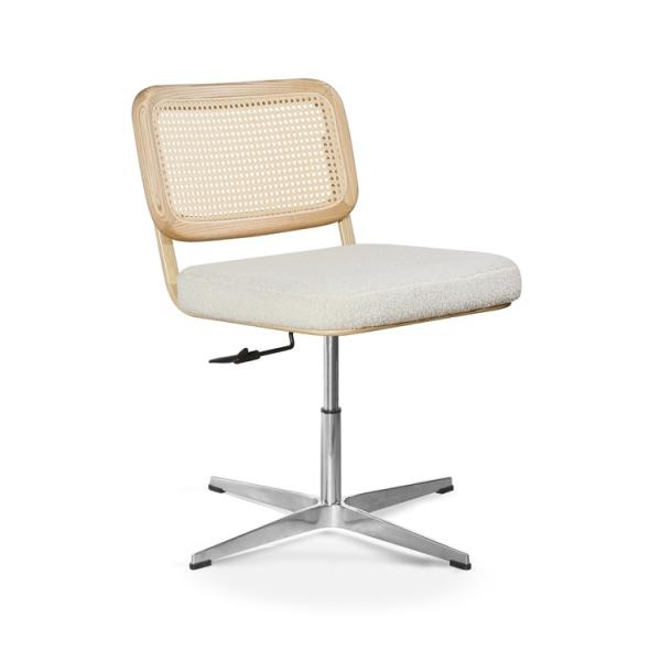 80 que le bureau exécutif de rotin de cm préside 0.092CBM 4D ajustent le blanc