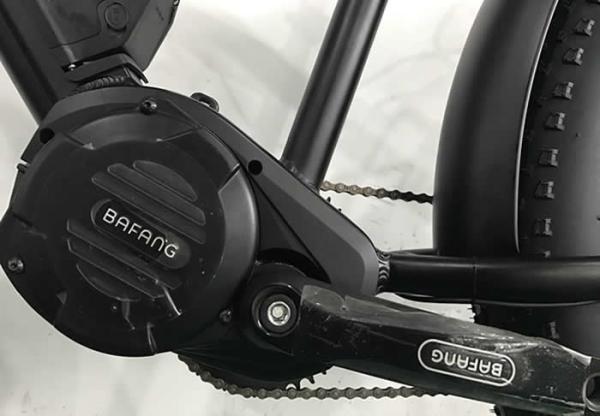 26er Aluminum Electric Fat Bike , Mid - Drive Black 1000w Electric Bike