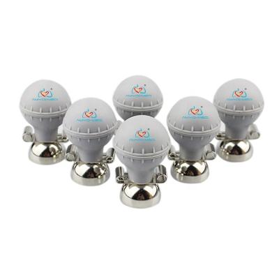 Chest Suction Ecg Bulb Electrodes Rubber Reusable 15mm High Accuracy