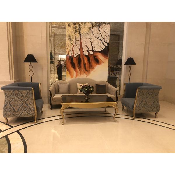 обеденный стол пятизвездочного международного отеля гостиницы изготовленный на заказ установил Wearproof водоустойчивый подгонянный набор софы