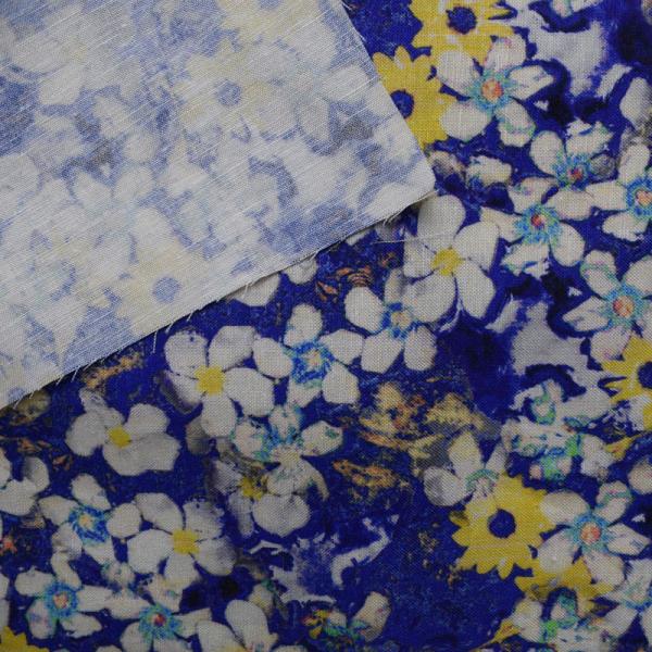 Сплетенный цветочный узор 100% ткани Challis ткани вискозы вискозный напечатанный цифров вискозный