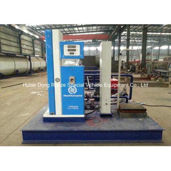 50000L LPG Gas Tank Skid Mounted , Propane Gas Tank For Mobile Gas Refilling